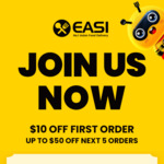 [NSW] $10 off Your First Order with EASI Food Delivery