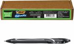BIC Gel-Ocity Quick Dry Retractable Gel Pen, 48 Count $53.57 + Shipping ($0 with Prime) @ Amazon US via AU