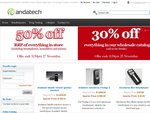 Crazy 50% off Everything This Weekend Only @ Andatech