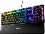 SteelSeries Apex 5 Hybrid Mechanical Gaming Keyboard $121.68 + Delivery (Free shipping with Prime) @ Amazon US via AU