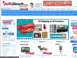 Deals Direct $2.00 Shipping on all Furniture Today