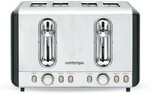 Contempo 2 Slice Metal Toaster $12, 4 Slice Metal Toaster $19 + Delivery/ Free Pick up @ Big W
