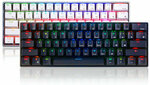 Royal Kludge RK61 Bluetooth Type-C RGB Mechanical Keyboard US$43.99 (~A$58.40) AU Stock Delivered @ Banggood