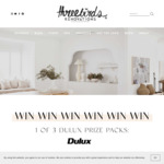 Win 1 of 3 Dulux Colour Packs worth $1,290 from Three Birds Renovations
