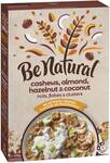 50% off Be Natural Cereal: Cashew Almond Hazelnut & Coconut 415g $2.75, Pink Lady Apple & Flame Raisins 405g $2.75 @ Woolworths