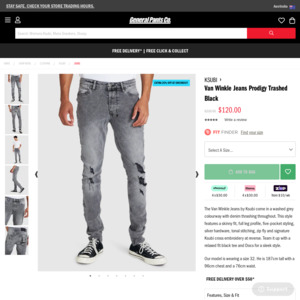 Ksubi jeans 2024 general pants