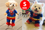 Ozstock Deluxe Superman Dog / Cat Costume, All Size Available, $0.00 + $6.98 Shipping & Handling