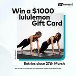 Win 1 of 3 $1,000 Lululemon Vouchers from Optus