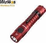 Wurkkos FC11 Flashlight, LH351D, 90CRI, USB-C with Rechargeable Battery US$18.79 (~A$25.92) Delivered @ Wurkkos AliExpress