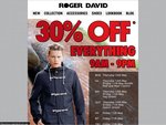 30% off Everything Roger David 12 Hours Only