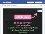 FREE Bioré Pore Unclogging Scrub and Gentle Make-Up Removing Wipes Sample (Facebook Required)