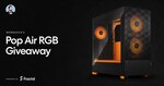 Win a Pop Air RGB Orange Core TG Clear Tint ATX Case from Fractal Design/Warshack