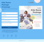 Win A Kids Room Package Valued at $639.80 from Hipkids