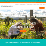 Win a $500 Mitre 10 Gift Card or Edible Garden Course from The Nutrition Academy
