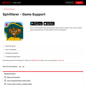 [iOS, Android, SUBS] Spiritfarer Netflix Edition, Nailed It! Baking Bash @ Apple App Store & Google Play Store