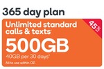 Up to 45% off Selected Kogan Mobile 365-Day Prepaid Plans: XL 500GB for $165, L 300GB for $149 Shipped @ Kogan
