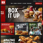 Red Rooster 25 Days of Christmas, eg $5 off $10 Purchase, Free Chicken Pops with $10 Offer