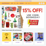 15% off Sitewide + Delivery ($0 with $100 Order) @ AUSTPICIOUS