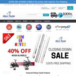 Extra 40% off All Fishing Rods + Reels & Free Shipping @ Adore Tackle