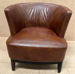 [VIC, Used] Cuba Tub Chair, Brown $50 Pickup (Delivery Cost Quote thru Email) @ Sustainable Office Furniture