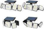 Somoreal 5 Rotatable Heads 214LED Solar Sensor Light US$23.89 (~A$35.86) Delivered @ Banggood