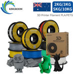 10 Rolls of Kingroon PETG (or PLA) $105.59 (with 20% off) + Delivery @ Kingroon 3D Printer eBay
