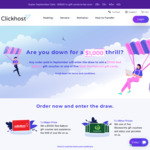 Win $3500 in Gift Cards from Clickhost