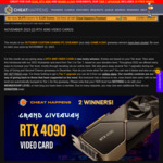 Win 1 of 2 NVIDIA RTX 4090 Graphics Cards from Cheat Happens