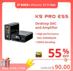 FiiO K5 Pro ESS DAC Amp US$99 (A$158.05) Delivered @ FiiO Official Store AliExpress