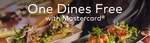 1 Free Main Course at Asia-Pacific Restaurants (MEL, SYD, BNE, GC in AUS), 2-6 Person Booking @ One Dines Free with Mastercard