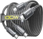 JSAUX 100W USB C to USB C Cable [2-Pack 2m] for $8.79 + Delivery ($0 Prime/ $59 Spend) @ JSAUX Amazon AU