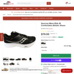 Saucony Ride 16 Mens Shoes $59.95 (RRP $219.95) + Shipping @ Brand House Direct