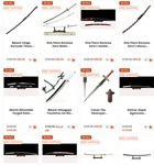 Replica Swords from Anime, TV & Games - from $89 + Free Shipping ($0 SYD Pickup) @ PCMarket