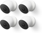 Google Nest Cam Indoor or Outdoor Battery 4 Pack $780 + Delivery ($0 C&C/In-store) @ Bunnings