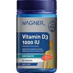 Wagner Vitamin D₃ 1000IU 500 Capsules $11.99, Vitamin K₂ 180mcg 60 Softgel $9.99 @ Chemist Warehouse