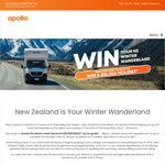 Win a New Zealand Winter Road Trip for 4 Worth NZ$15,000 from Apollo