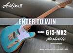 Win a Aria Pro II 615-MK2 Nashville Guitar from Aria Guitars Global