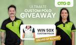 Win a Set of 50 Custom Sports Team Polo's Valued at $2,000 from On The Go Sports