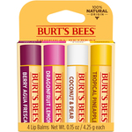 Burt's Bees Tropical Retreat 4pk Lip Balm $11.99 + $9.95 Delivery ($0 C&C/ in-Store/ OnePass/ $50 Member Order) @ Priceline
