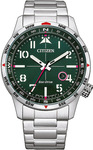 Citizen Eco-Drive Aviator Style Watch (Green) $169 Delivered @ Starbuy