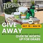 Win 1 of 10 Garden Care Prize Packs Valued at $500 Each from Topbuxus Australia