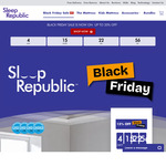 Sleep Republic 15% OFF mattresses for Black Friday includes free shipping to metro areas