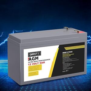 Giantz 12V 9Ah AGM Deep Cycle Battery $29.95 Delivered @ Artiss Furnishings via Amazon AU