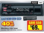 Sony USB Tuner $69(save $50),Vehicle Alarm $29 (save $50)@ Repco. 24th Jan