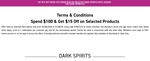 $15 off $100 Spend on Selected Dark Spirits (My Dan's Membership Required) + Delivery ($0 C&C/ in-Store) @ Dan Murphy's (Exc NT)