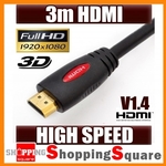 1m HDMI Cable V1.4, Ethernet Gold @ $1.94 2m @ $2.95 3m @ $4.95 5m @ $7.95 Limited 100 Buyers