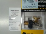 Black & Stone Gas Safety Gauge $10 at Harvey Norman