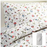 Cotton Quilt Cover and 2/4/4 Pillowcases: Single $4.99, Queen $9.99, King $14.99 IKEA FAMILY
