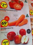 Australian Carrots 1KG 69 Cents @ Aldi
