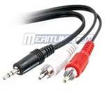 Meritline Stereo 3.5mm to RCA Cable - 95c with Free Shipping (save $2.04)